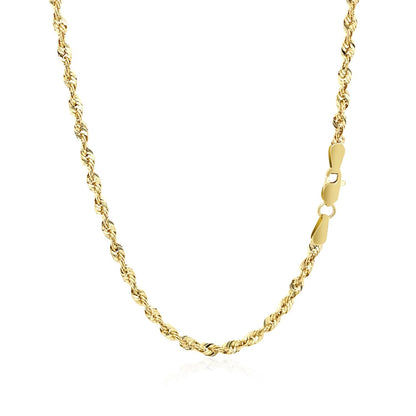 2.5mm 14k yellow gold light rope chain necklace by Bids.com on Tampa Home & Garden Store
