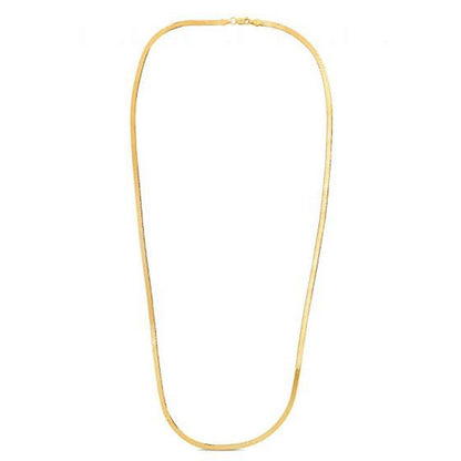 14k yellow gold Super Flex herringbone chain necklace 1.50mm by Bids.com on Tampa Home & Garden Store