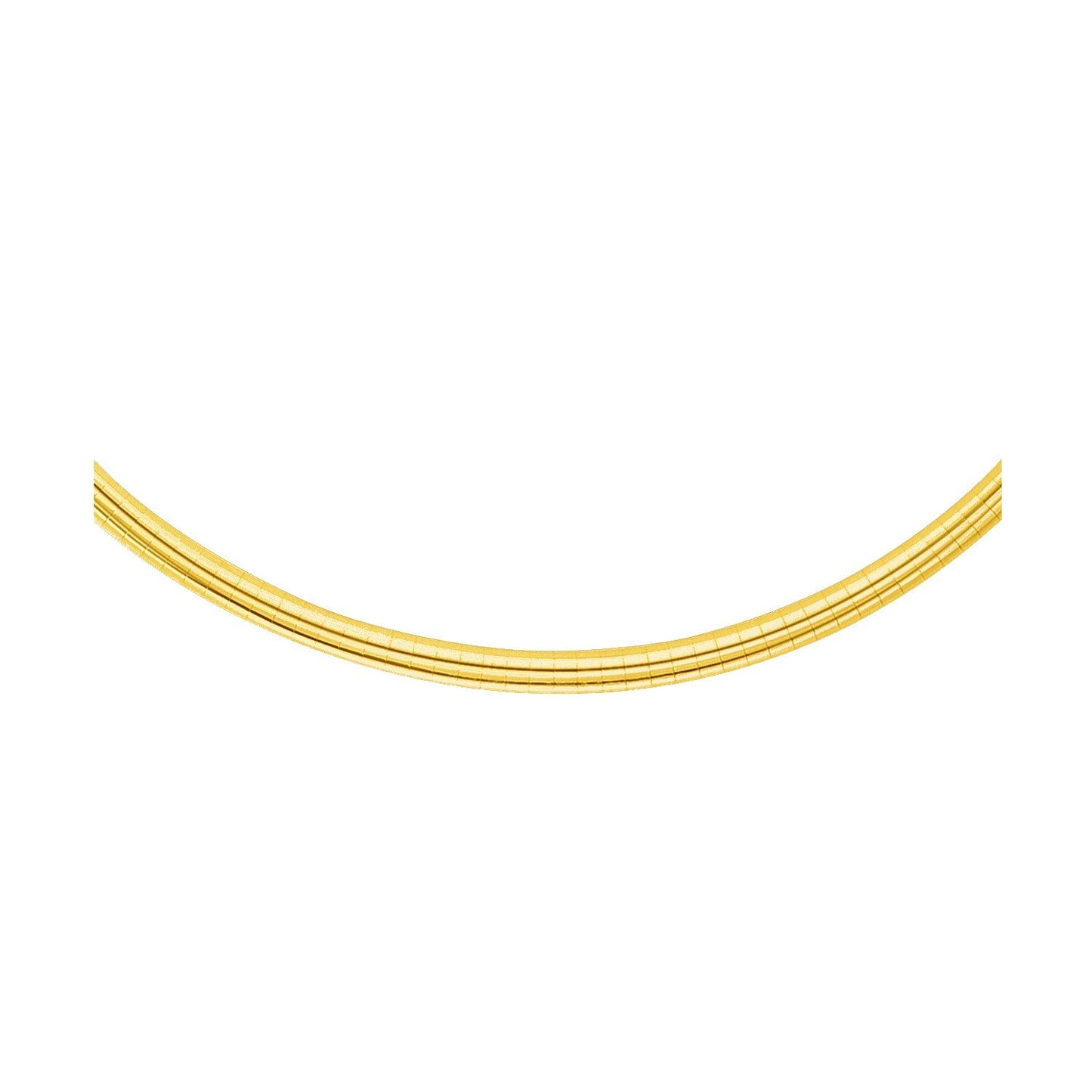 14k yellow gold omega chain necklace, 4 mm, by Bids.com on Tampa Home & Garden Store