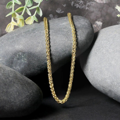14k yellow gold 2.8mm light-weight wheat chain necklace Bids.com on Tampa Home & Garden Store