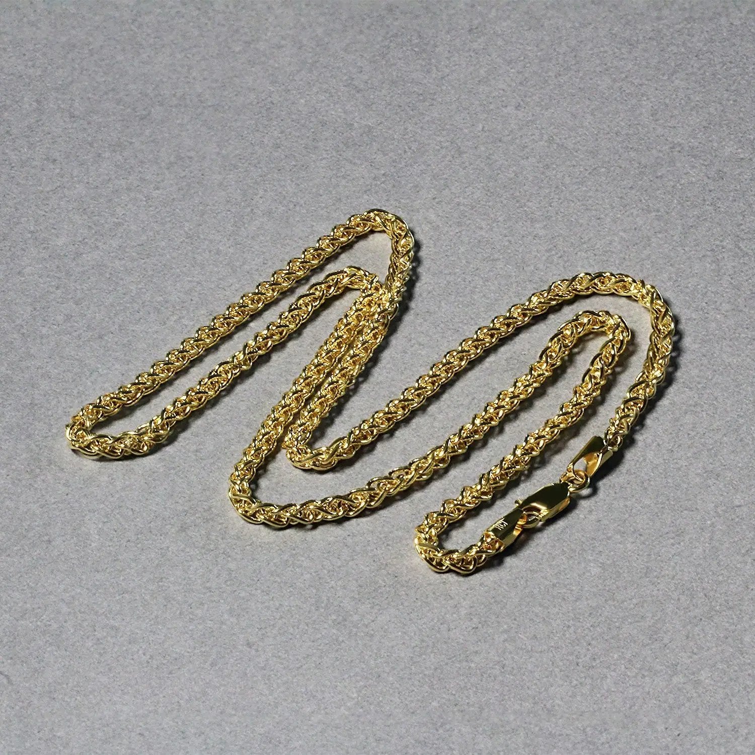 14k yellow gold 2.8mm light weight wheat chain necklace by Bids.com on Tampa Home & Garden Store
