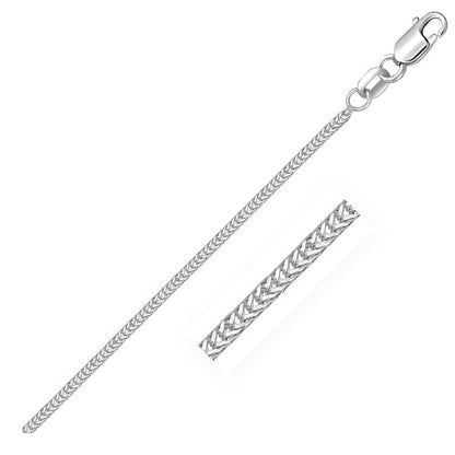 Necklace 14k white gold foxtail chain 1.0mm by Bids.com on Tampa Home & Garden Store