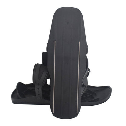 Skiing Mini Sled Outdoor Snow Board Ski Boots High Quality Adjustable Bindings Portable Skiing Shoes Combine Skates With Skis