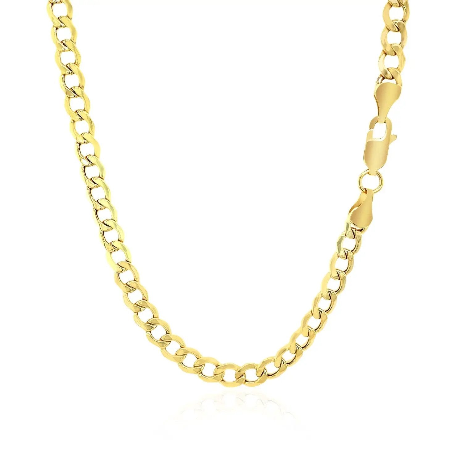 4.4mm 10k yellow gold curb chain necklace by Bids.com on Tampa Home & Garden Store