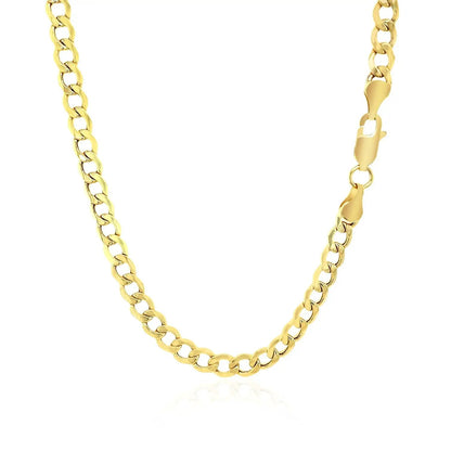4.4mm 10k yellow gold curb chain necklace by Bids.com on Tampa Home & Garden Store