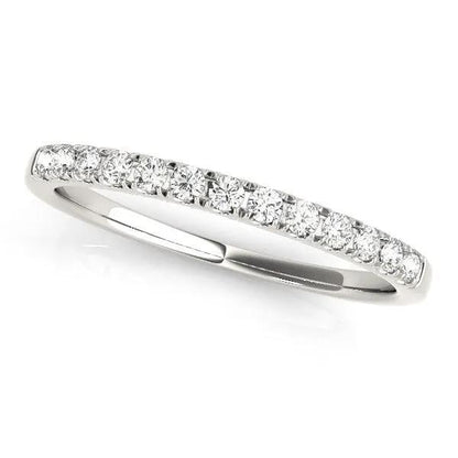 14k white gold diamond wedding ring with 1/5 cttw diamonds, Bids.com on Tampa Home & Garden Store