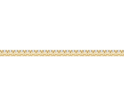 Lab grown round diamond tennis bracelet in 14k yellow gold, 3 cttw F/G VS2/SI1 on Tampa Home & Garden Store