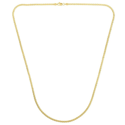 Ice Barrel Chain necklace 14k yellow gold 2.70mm by Bids.com on Tampa Home & Garden Store