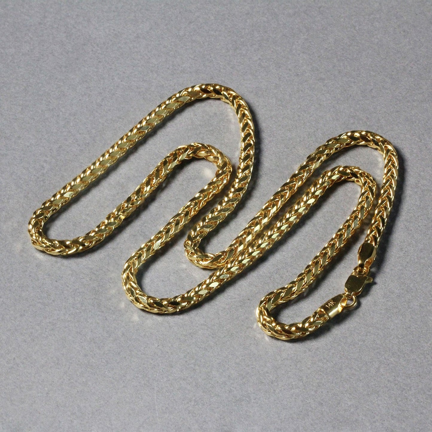 3.15mm 14k yellow gold diamond-cut round Franco chain necklace by Bids.com on Tampa Home & Garden Store