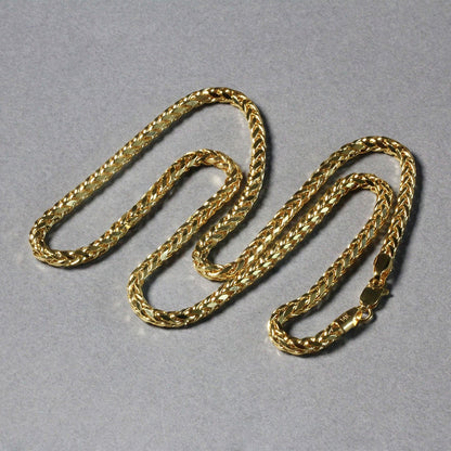 3.15mm 14k yellow gold diamond-cut round Franco chain necklace by Bids.com on Tampa Home & Garden Store