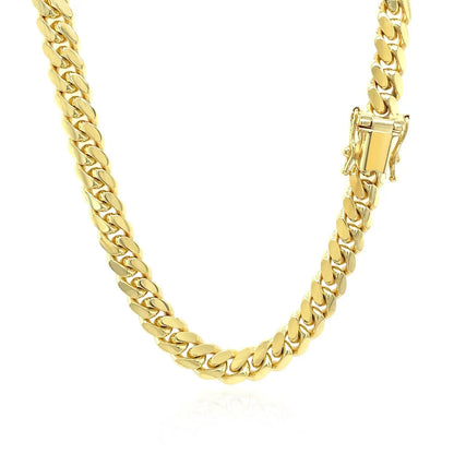 6.0mm 14k yellow gold Miami Cuban chain necklace, solid curb links, Bids.com on Tampa Home & Garden Store