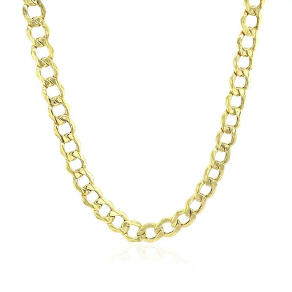 5.3mm 10k yellow gold curb chain necklace by Bids.com on Tampa Home & Garden Store