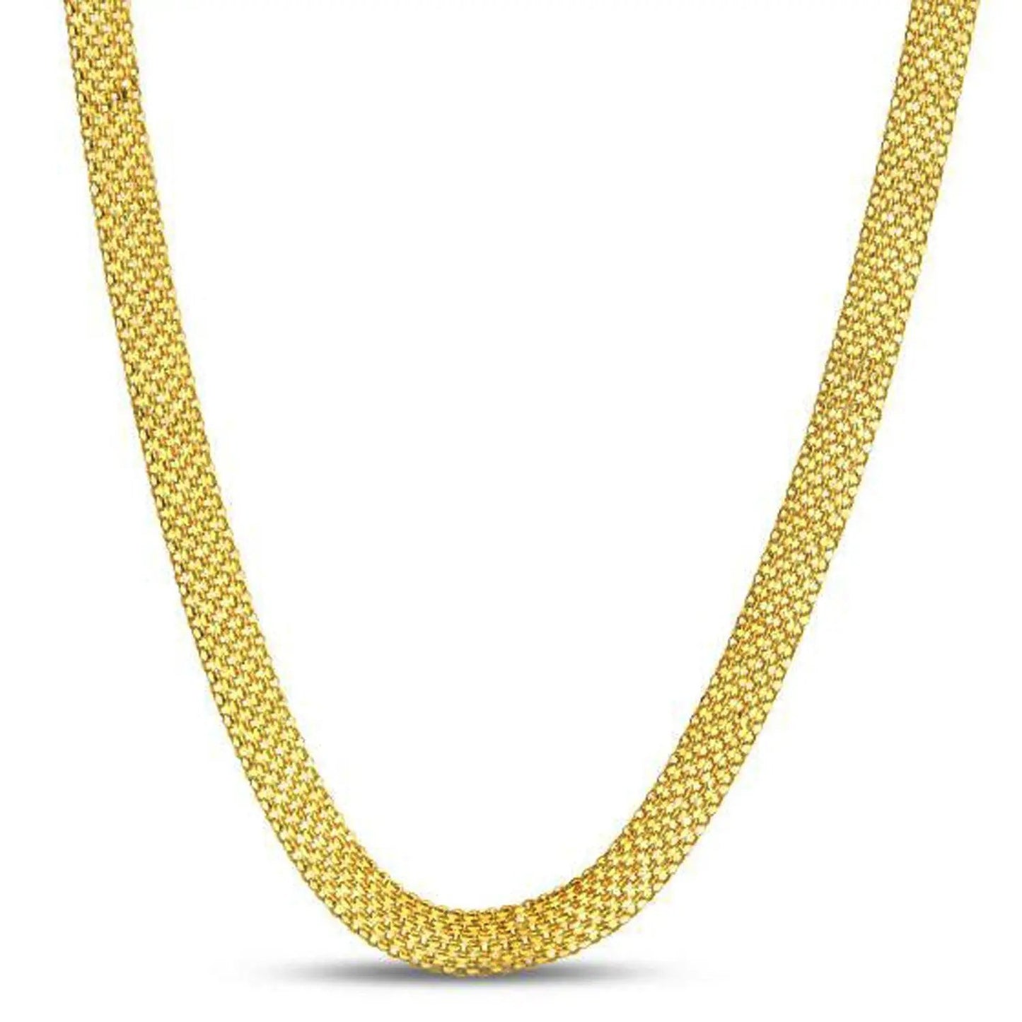 14k yellow gold Bismark chain necklace 7.00 mm dense links by Bids.com on Tampa Home & Garden Store