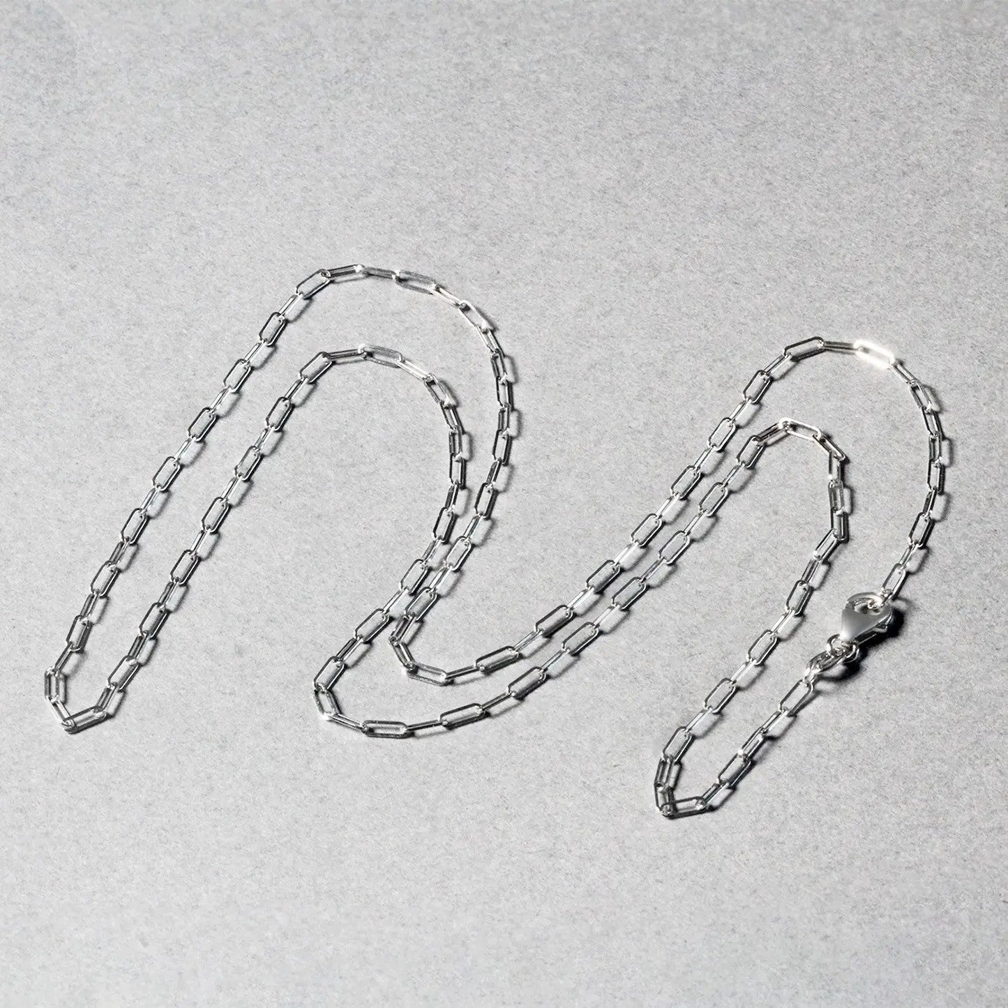 14K White Gold Fine Paperclip Chain Necklace 1.5mm by Bids.com on Tampa Home & Garden Store
