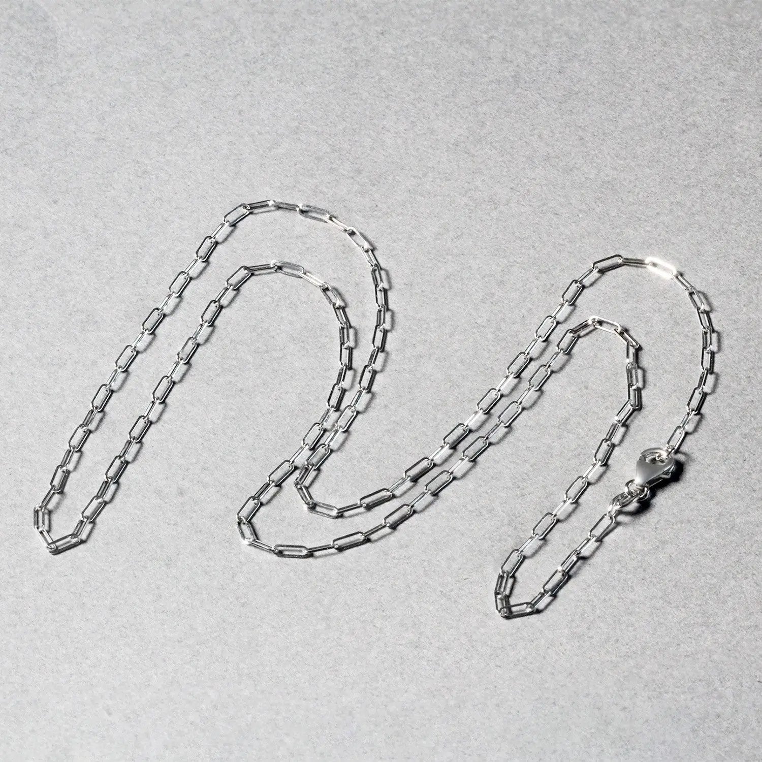 14K White Gold Fine Paperclip Chain Necklace 1.5mm by Bids.com on Tampa Home & Garden Store
