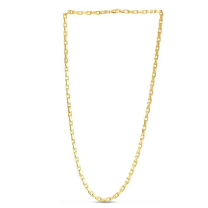 14k yellow gold French cable link chain necklace, 3.60 mm, Bids.com on Tampa Home & Garden Store