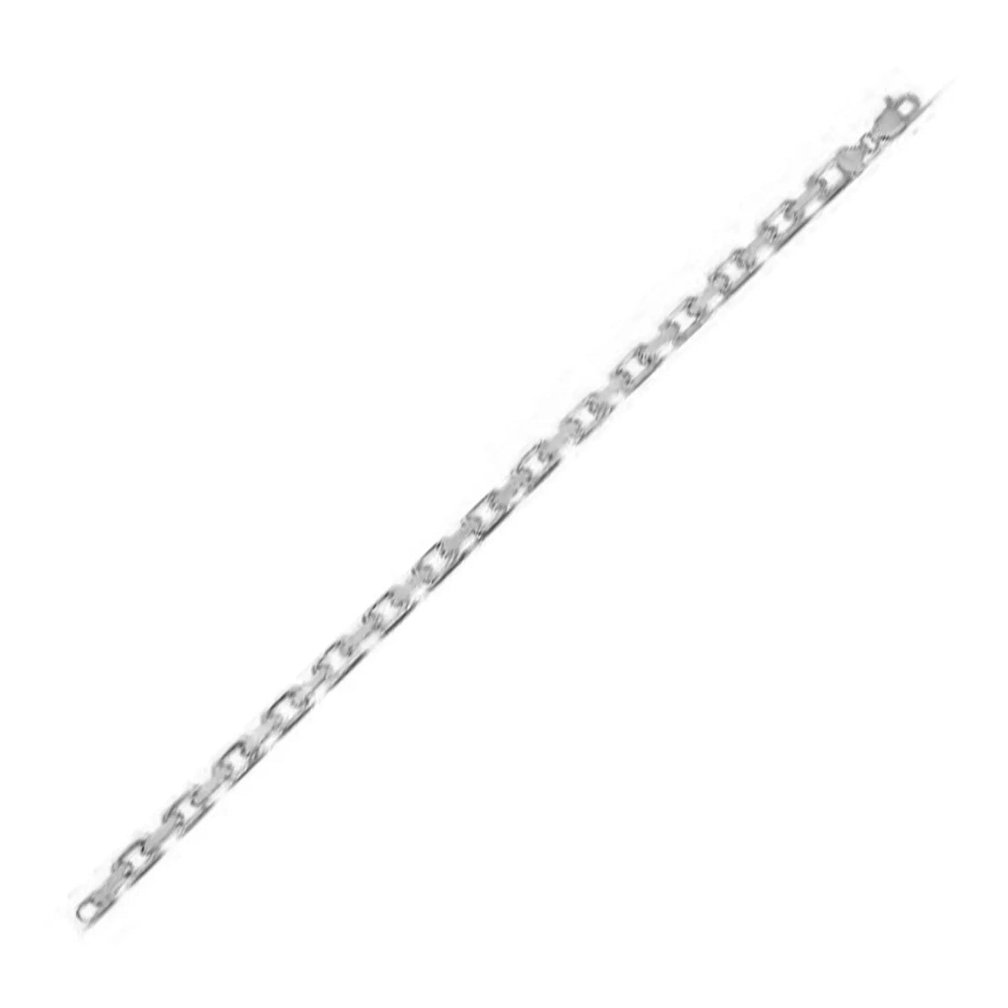 14k white gold French cable link chain necklace 4.80 mm, by Bids.com on Tampa Home & Garden Store