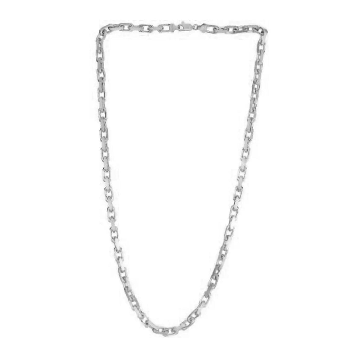 14k white gold French cable link chain necklace 4.80 mm by Bids.com on Tampa Home & Garden Store