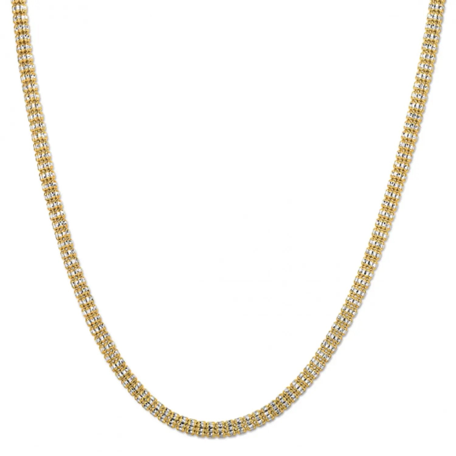 Ice Barrel Chain necklace in 14k yellow gold 4.25 mm by Bids.com on Tampa Home & Garden Store