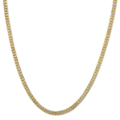 Ice Barrel Chain necklace in 14k yellow gold 4.25 mm by Bids.com on Tampa Home & Garden Store