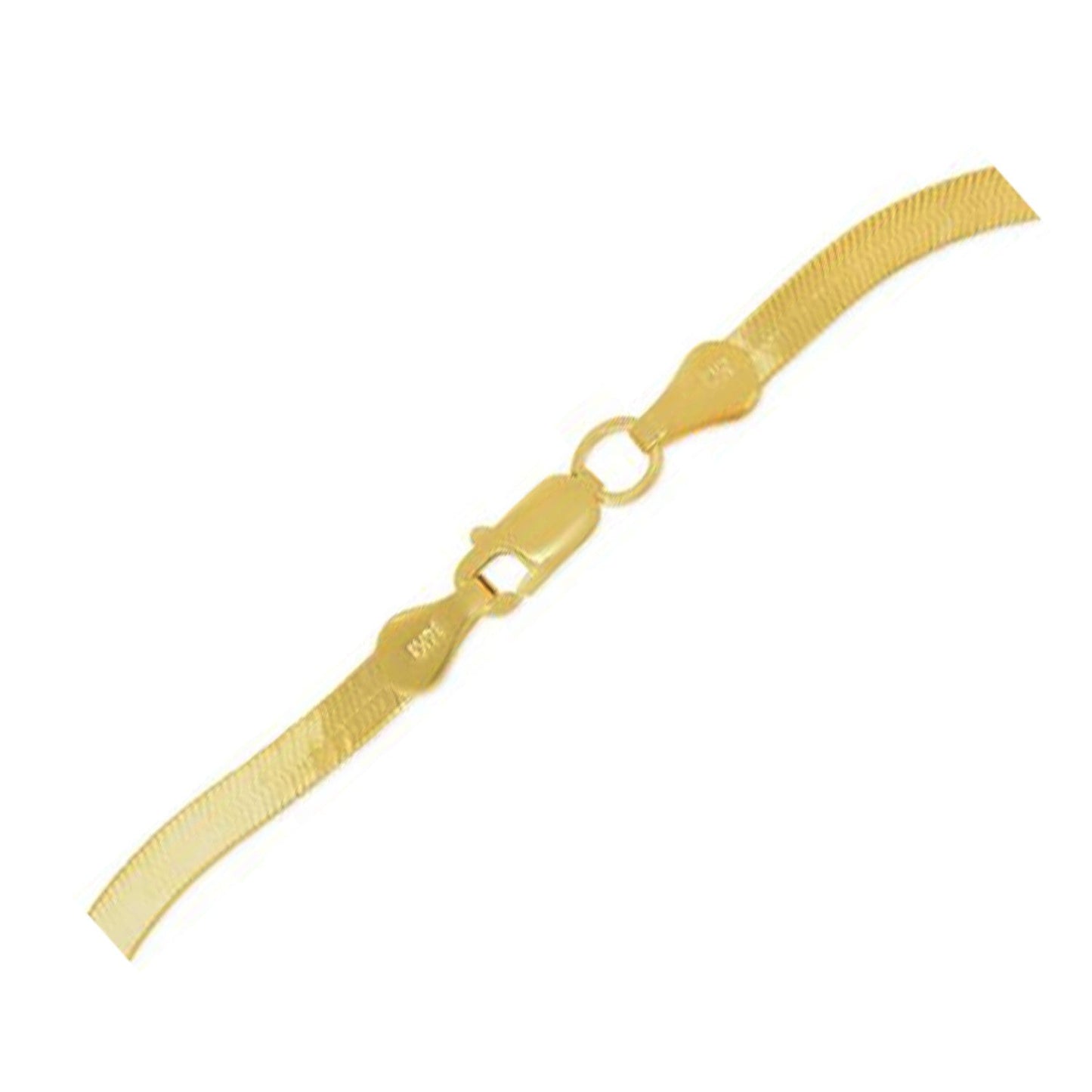 Herringbone bracelet, 14k yellow gold, 1.50 mm, Bids.com on Tampa Home & Garden Store