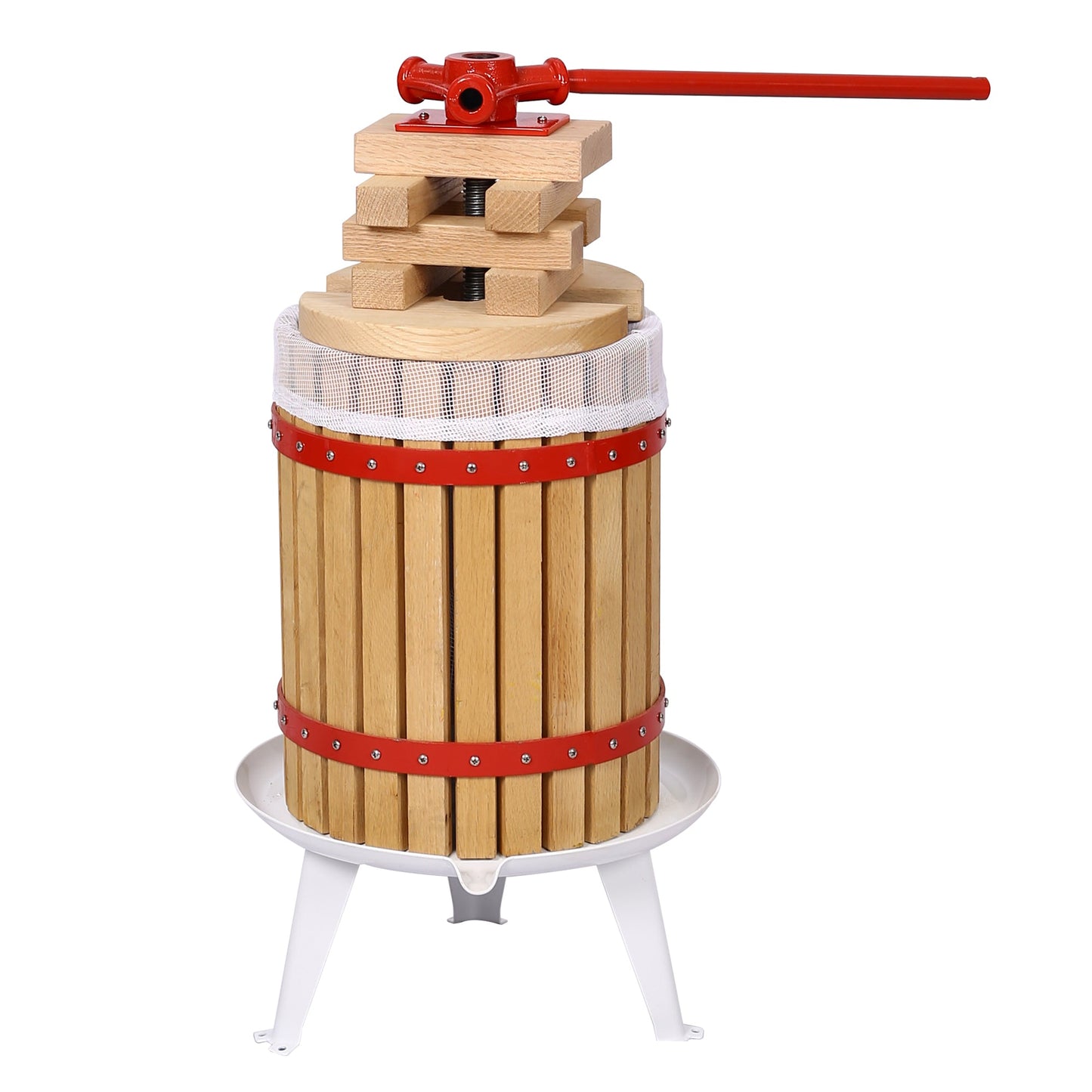 Fruit Wine Press and Crusher and Filter Bag,100% Nature Apple&Grape&Berries Crusher Manual Juice Maker for Kitchen - Tampa Home & Garden Store