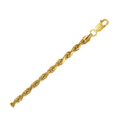 10K yellow gold hollow diamond-cut rope chain necklace 5.00 mm Bids.com on Tampa Home & Garden Store