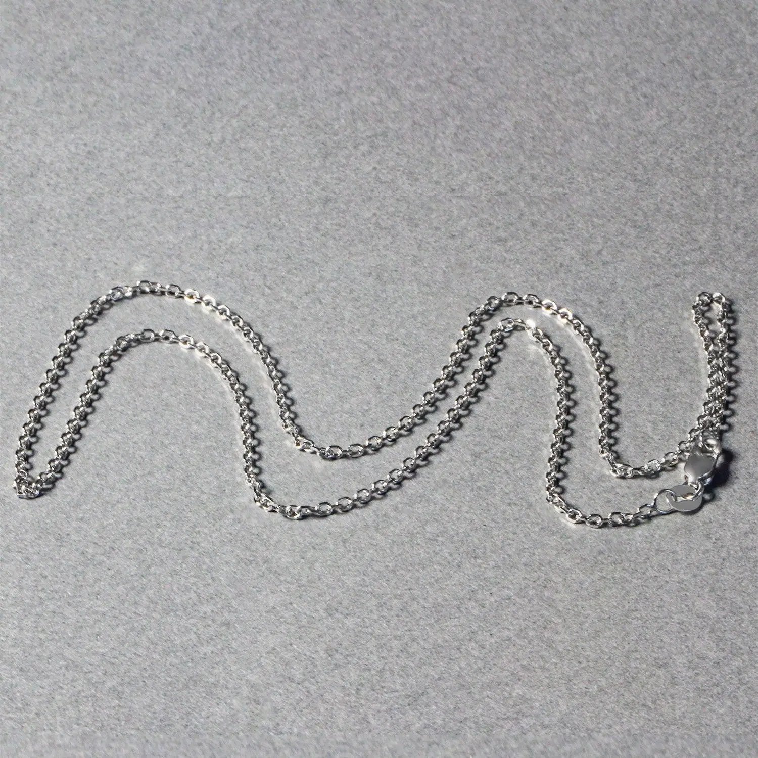 18k white gold diamond-cut cable link chain necklace 1.40 mm by Bids.com on Tampa Home & Garden Store