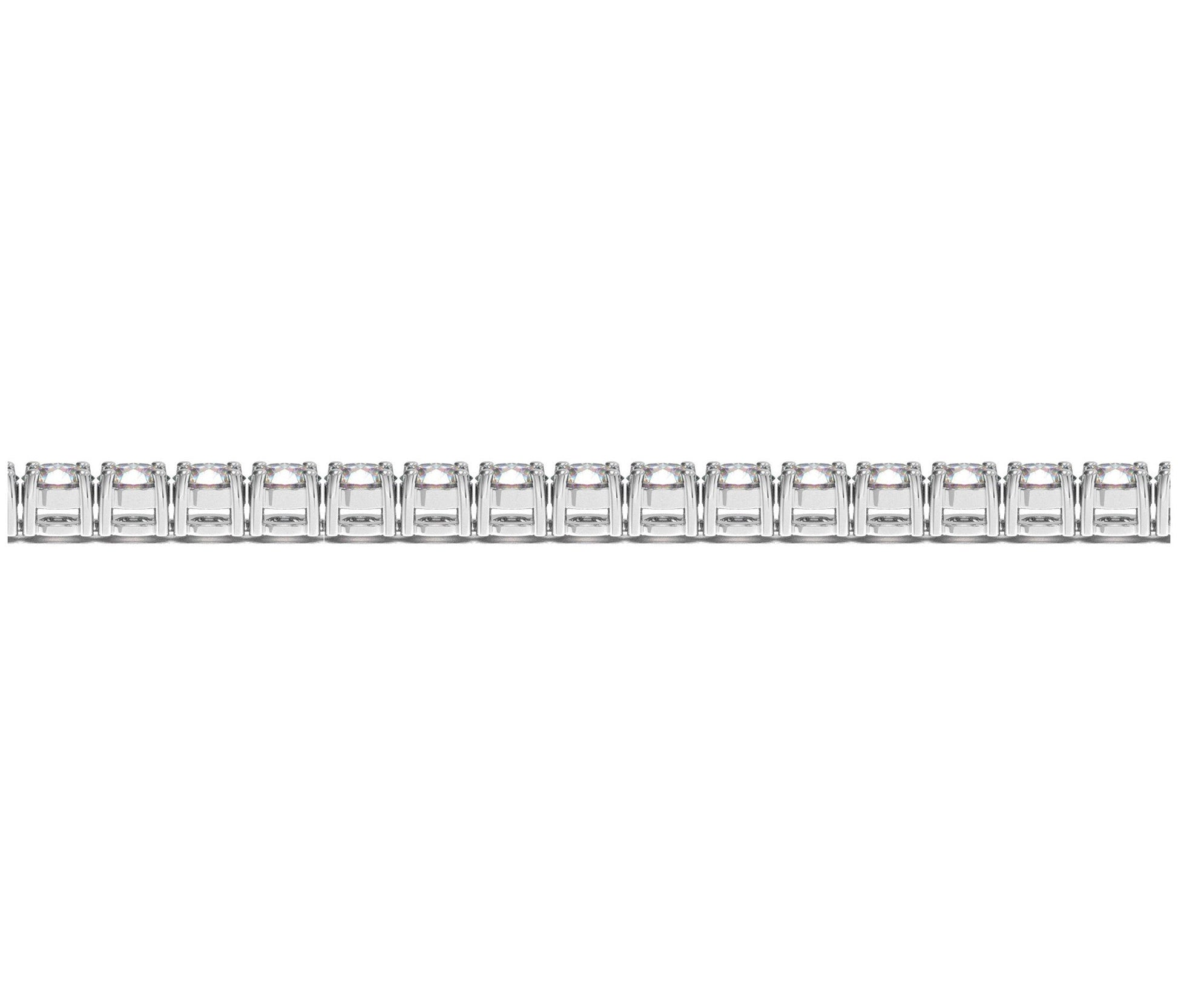 Lab Grown Round Diamond Tennis Bracelet in 14k White Gold, 8 cctw F/G VS2/SI1 by Bids.com on Tampa Home & Garden Store
