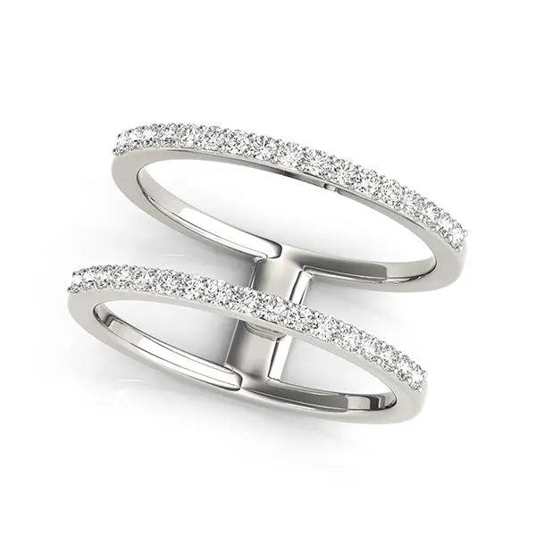 14k white gold dual-band diamond ring 1/3 cttw Bids.com on Tampa Home & Garden Store