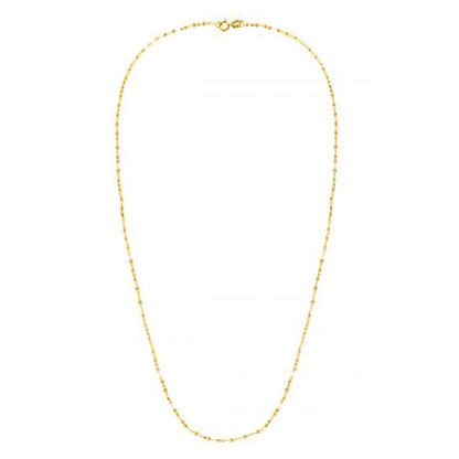14k yellow gold Valentino alternate chain necklace 1.40 mm by Bids.com on Tampa Home & Garden Store