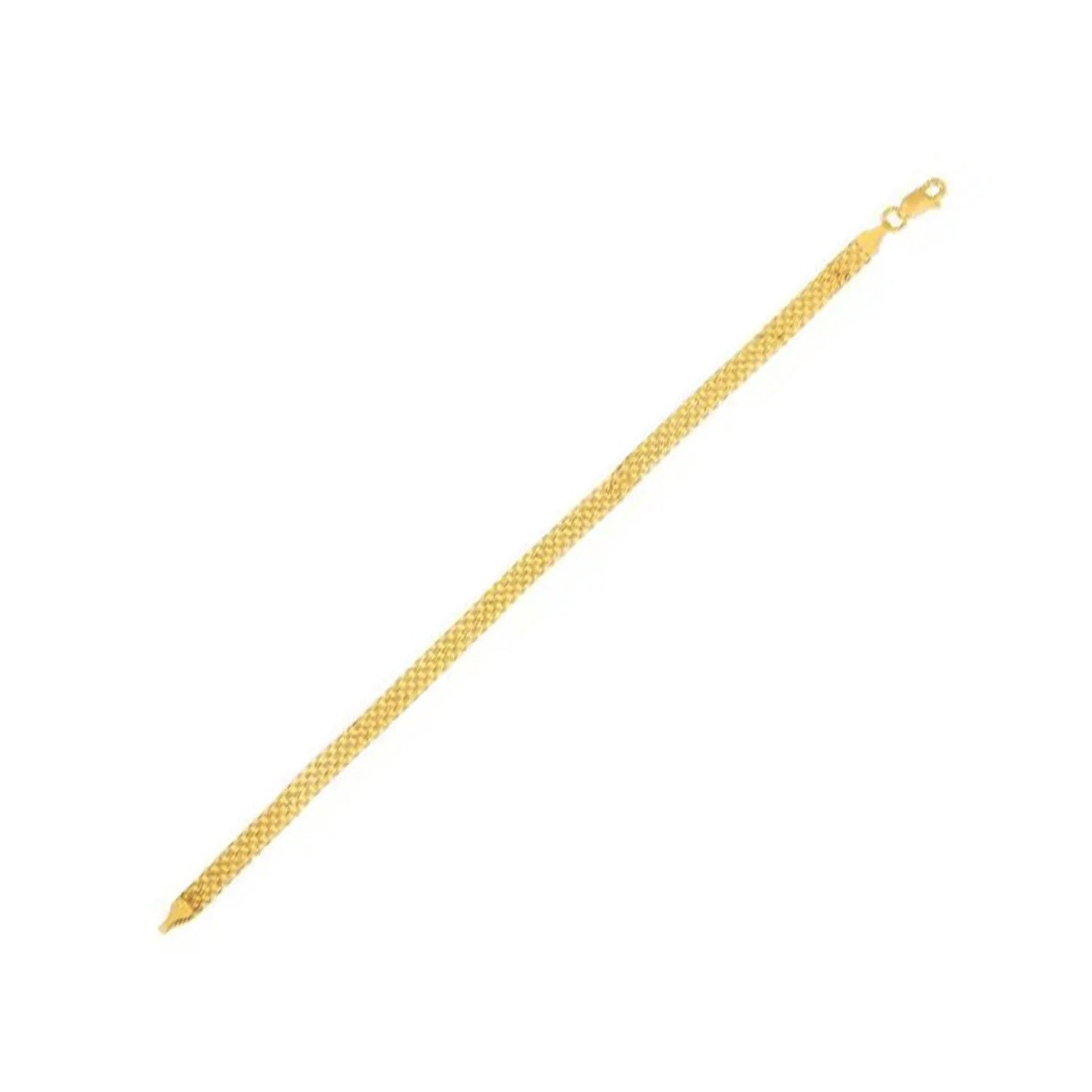 14k yellow gold Bismark chain necklace, 4.70 mm from Bids.com on Tampa Home & Garden Store