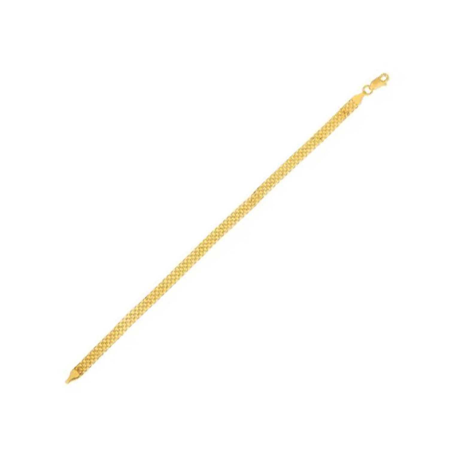 14k yellow gold Bismark chain necklace, 4.70 mm from Bids.com on Tampa Home & Garden Store