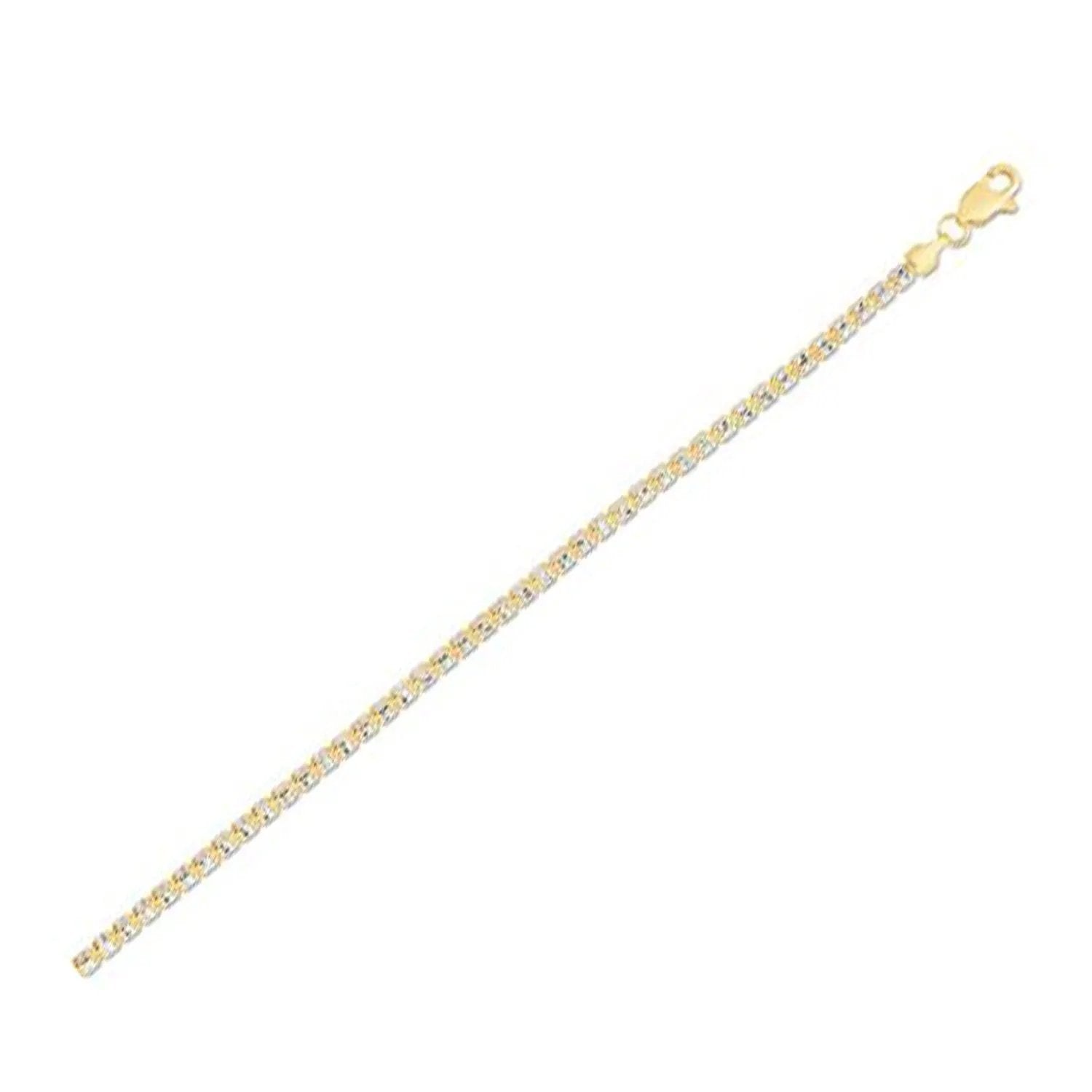 Ice Barrel chain necklace 14k yellow gold 2.7 mm on Tampa Home & Garden Store