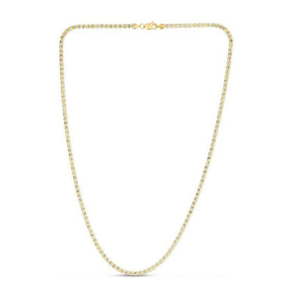 Ice Barrel Chain necklace, 14k yellow gold, 2.70 mm width, by Bids.com on Tampa Home & Garden Store