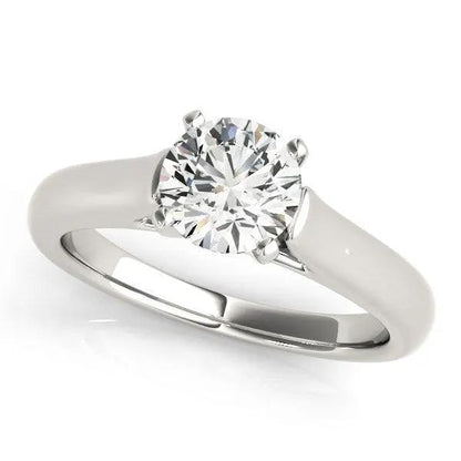 14k white gold cathedral solitaire diamond engagement ring 1 cttw, Bids.com on Tampa Home & Garden Store