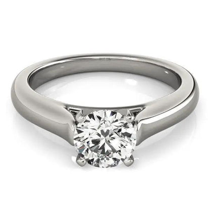 14k white gold cathedral solitaire engagement ring with 1 cttw diamond by Bids.com on Tampa Home & Garden Store