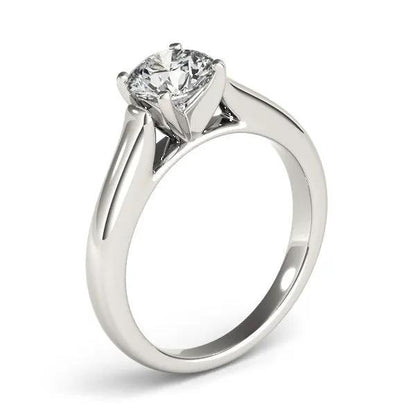 14k white gold cathedral solitaire diamond engagement ring, 1 cttw, by Bids.com on Tampa Home & Garden Store