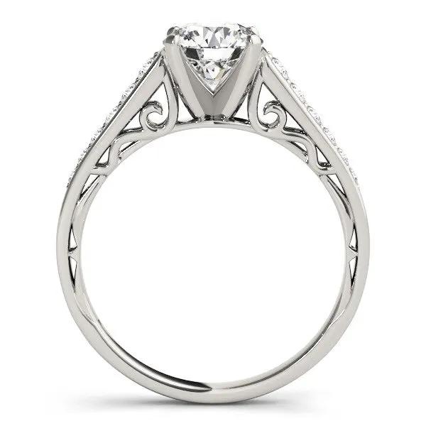 Diamond engagement ring 14k white gold cathedral design with center diamond 1 1/4 cttw Bids.com on Tampa Home & Garden Store