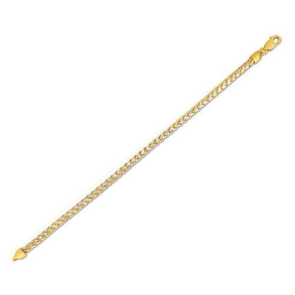 14k yellow gold round pave Franco chain necklace 4.00 mm Bids.com on Tampa Home & Garden Store