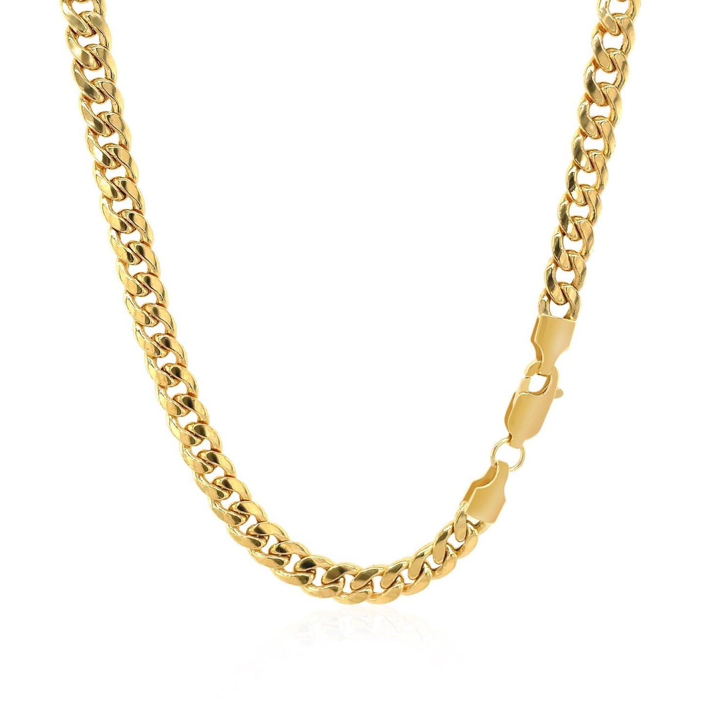 10k yellow gold Miami Cuban chain necklace 4.50 mm Bids.com on Tampa Home & Garden Store