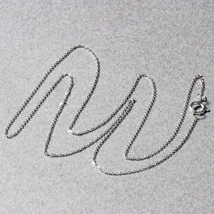 14k white gold diamond-cut cable chain necklace 0.7mm Bids.com on Tampa Home & Garden Store