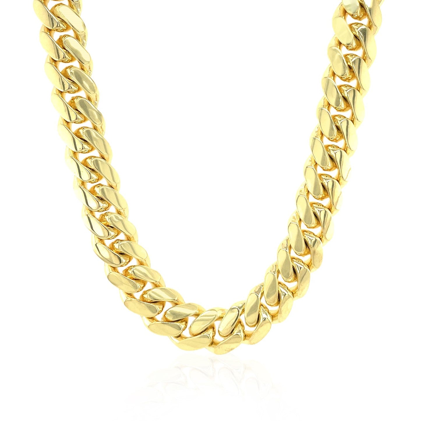 Necklace 9.25mm 14k yellow gold Miami Cuban chain by Bids.com on Tampa Home & Garden Store