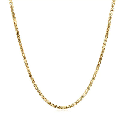 14k yellow gold solid box chain necklace 1.6 mm Bids.com on Tampa Home & Garden Store