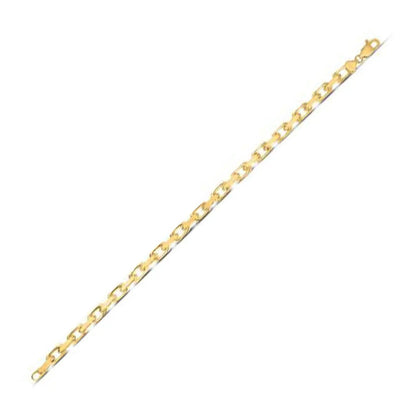 14k yellow gold French cable link chain necklace 4.80 mm, polished, Bids.com on Tampa Home & Garden Store