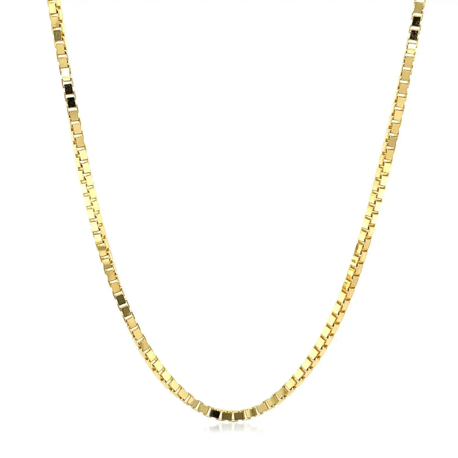 Necklace 1.6mm 14K yellow gold classic box chain by Bids.com on Tampa Home & Garden Store