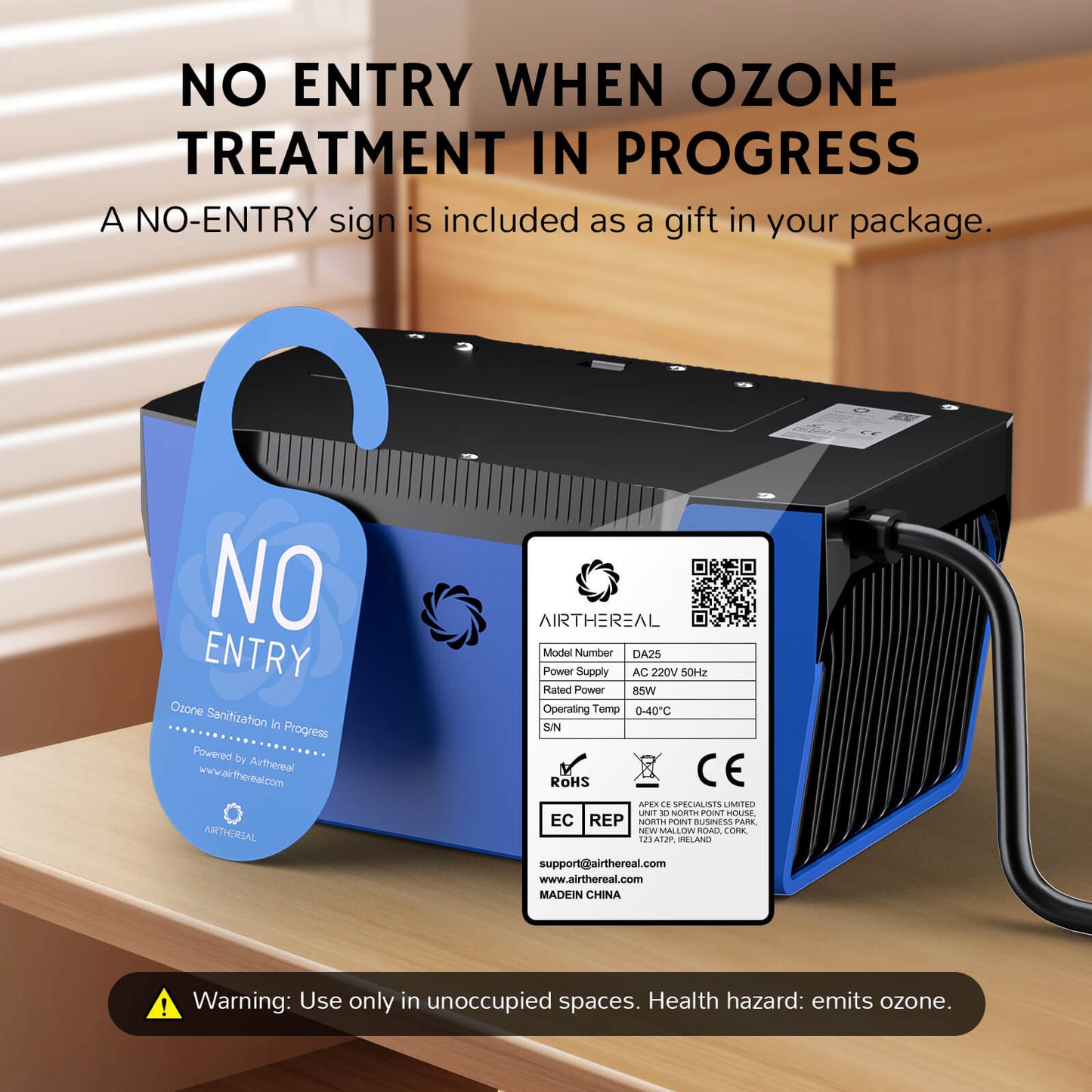 DA25 Desktop Ozone Generator - Tampa Home & Garden Store