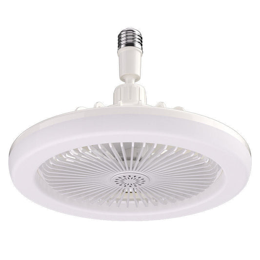 Ventilateur de plafond E27, ventilateur électrique oscillant avec télécommande, pour chambre à coucher, salon, dimmable, éclairage domestique