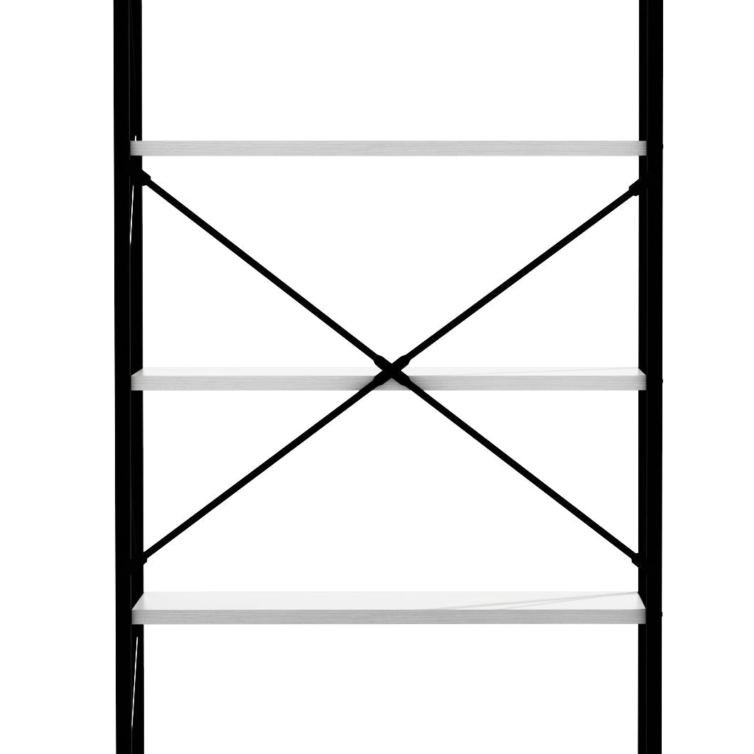 5-Tier Bookshelf, Freestanding White Book Shelf Modern Minimalist Open Display Storage Book Shelves Standing Shelving Unit White - Tampa Home & Garden Store