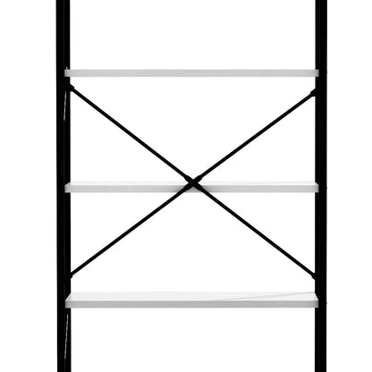 5-Tier Bookshelf, Freestanding White Book Shelf Modern Minimalist Open Display Storage Book Shelves Standing Shelving Unit White - Tampa Home & Garden Store